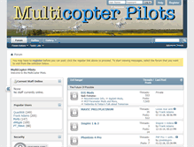 Tablet Screenshot of multicopterpilots.com
